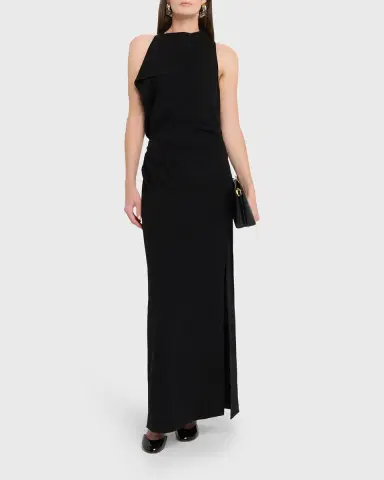 Proenza Schouler Devyn Draped Sleeveless Maxi Dress | Thumbnail 4 Proenza Schouler Devyn Draped Sleeveless Maxi Dress | Thumbnail 4