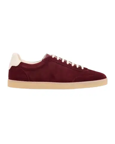 Brunello Cucinelli Men's Suede T-Toe Low-Top Sneakers | Thumbnail 1 Brunello Cucinelli Men's Suede T-Toe Low-Top Sneakers | Thumbnail 1