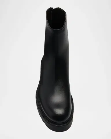 The Row Nobilis Leather Ankle Booties | Thumbnail 5 The Row Nobilis Leather Ankle Booties | Thumbnail 5