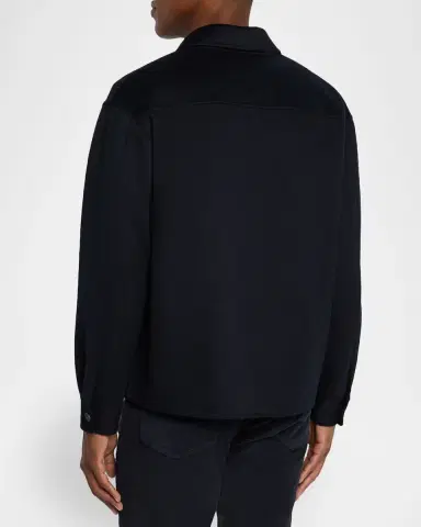 FRAME Men's Double-Face Wool Overshirt | Thumbnail 3