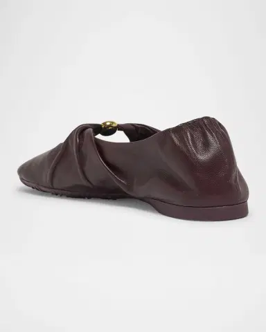 Loewe Pebble Soft Leather Ballerina Flats | Thumbnail 4 Loewe Pebble Soft Leather Ballerina Flats | Thumbnail 4