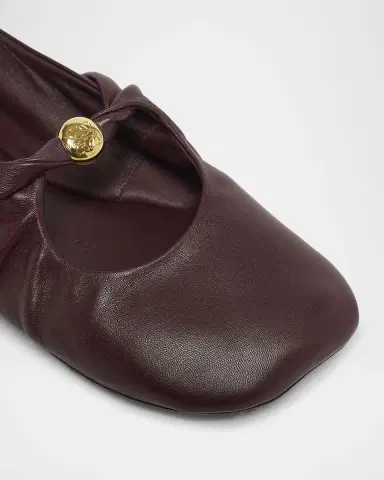 Loewe Pebble Soft Leather Ballerina Flats | Thumbnail 5 Loewe Pebble Soft Leather Ballerina Flats | Thumbnail 5