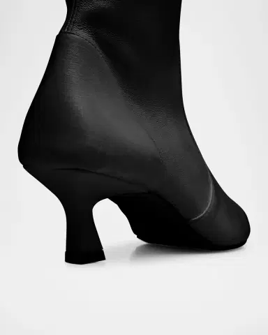 Stuart Weitzman 50mm Vinnie Stretch Leather Booties | Thumbnail 5