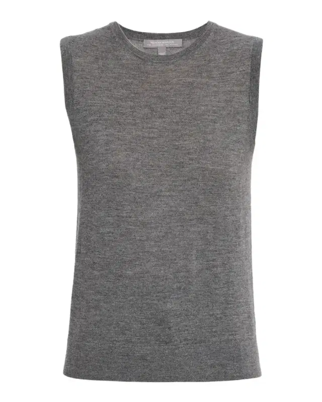 Superfine Cashmere Sleeveless Shell