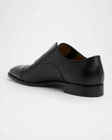 Christian Louboutin Men's Alpha Male II Leather Cap-Toe Loafers | Thumbnail 2 Christian Louboutin Men's Alpha Male II Leather Cap-Toe Loafers | Thumbnail 2