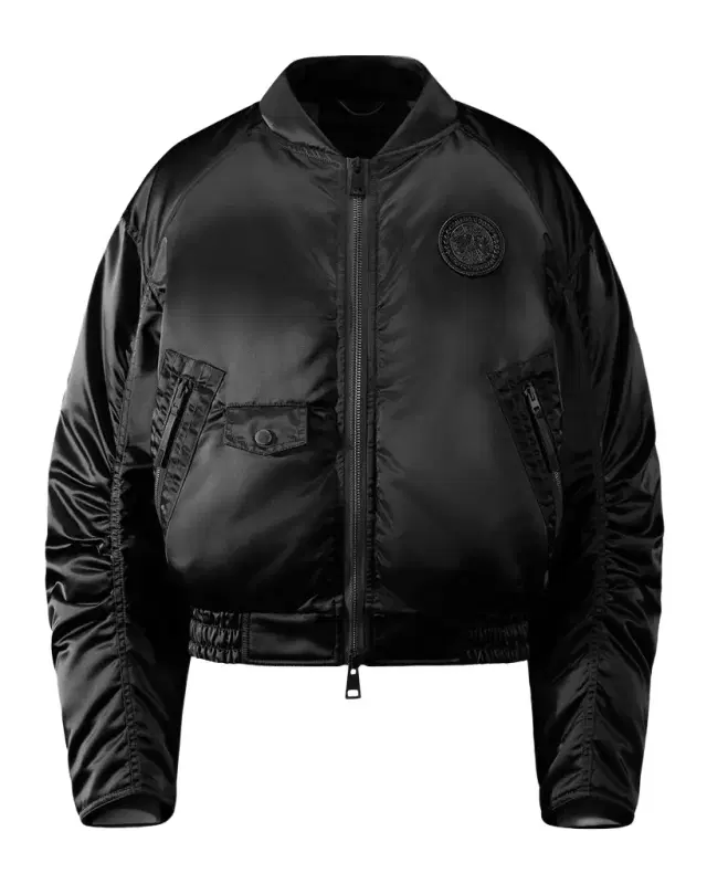 Canada Goose Jade Down Satin Bomber Jacket