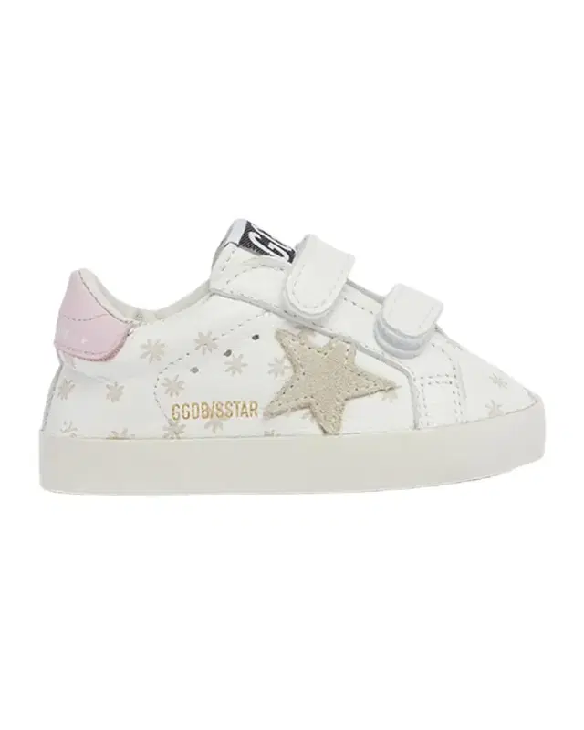 Kid 's Old School Nappa Leather and Suede Sneakers, Baby