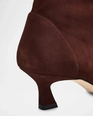 Stuart Weitzman 50mm Vinnie Suede Stretch Booties | Thumbnail 5 Stuart Weitzman 50mm Vinnie Suede Stretch Booties | Thumbnail 5