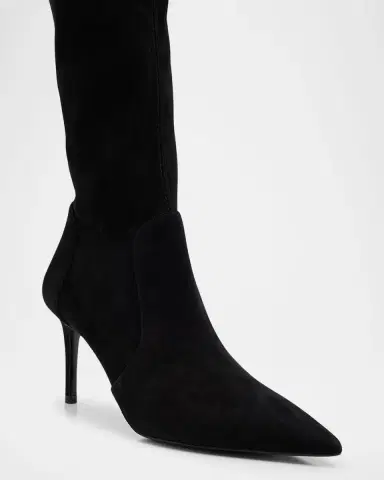 Stuart Weitzman 75mm Stuart Power Suede Knee-High Boots | Thumbnail 5 Stuart Weitzman 75mm Stuart Power Suede Knee-High Boots | Thumbnail 5