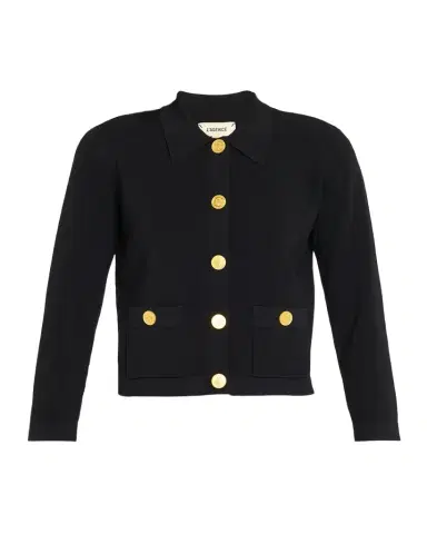 L'AGENCE Osiris Collared Cardigan | Thumbnail 1
