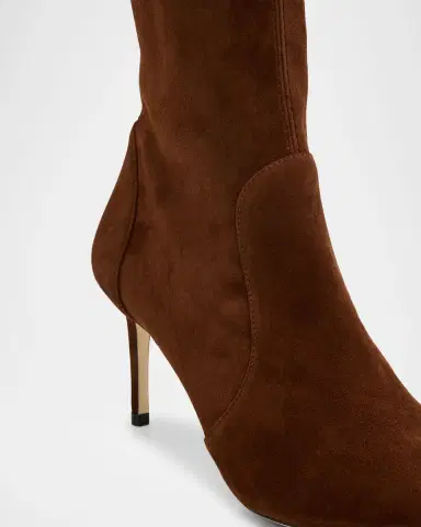 Stuart Weitzman Stuart Power Suede Stiletto Knee Boots | Thumbnail 5 Stuart Weitzman Stuart Power Suede Stiletto Knee Boots | Thumbnail 5