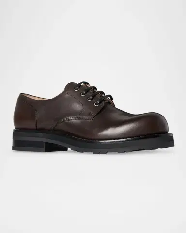The Row Leather Derby Lug-Sole Shoes | Thumbnail 2