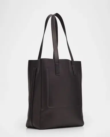 Tom Ford Men's Natural Leather North-South Tote Bag | Thumbnail 3