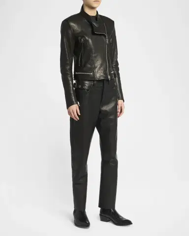 Tom Ford Shiny Python Stamped Leather Chelsea Boots | Thumbnail 3 Tom Ford Shiny Python Stamped Leather Chelsea Boots | Thumbnail 3