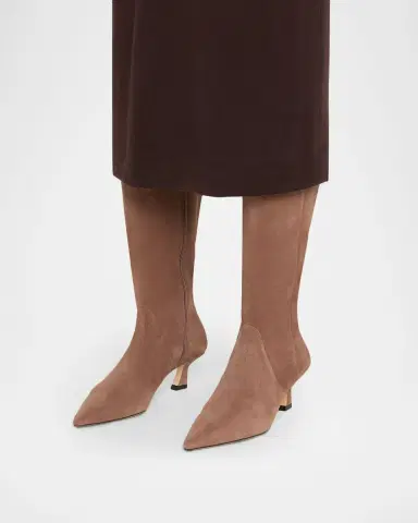 Stuart Weitzman 50mm Vinnie Suede Knee-High Boots | Thumbnail 2