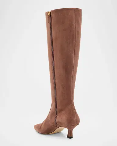 Stuart Weitzman 50mm Vinnie Suede Knee-High Boots | Thumbnail 3