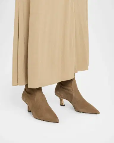 Stuart Weitzman 50mm Vinnie Suede Stretch Booties | Thumbnail 2 Stuart Weitzman 50mm Vinnie Suede Stretch Booties | Thumbnail 2