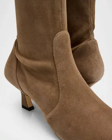Stuart Weitzman 50mm Vinnie Suede Stretch Booties | Thumbnail 5 Stuart Weitzman 50mm Vinnie Suede Stretch Booties | Thumbnail 5