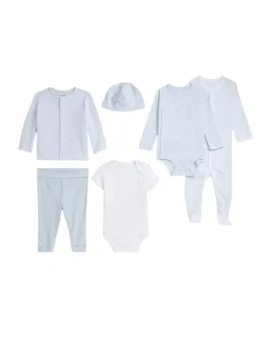Polo Ralph Lauren Infant Cotton 6-Piece Gift Set | Thumbnail 1 Polo Ralph Lauren Infant Cotton 6-Piece Gift Set | Thumbnail 1