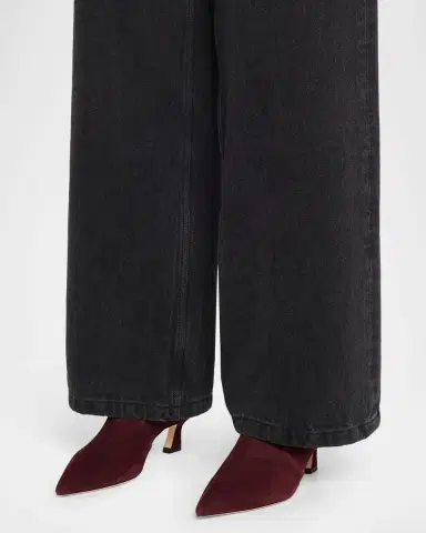 Stuart Weitzman 50mm Vinnie Suede Stretch Booties | Thumbnail 2 Stuart Weitzman 50mm Vinnie Suede Stretch Booties | Thumbnail 2
