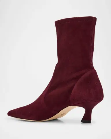 Stuart Weitzman 50mm Vinnie Suede Stretch Booties | Thumbnail 4 Stuart Weitzman 50mm Vinnie Suede Stretch Booties | Thumbnail 4