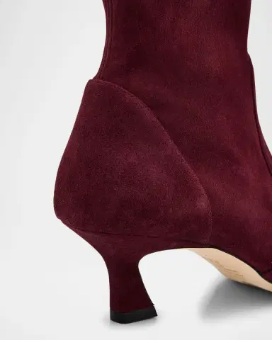 Stuart Weitzman 50mm Vinnie Suede Stretch Booties | Thumbnail 5 Stuart Weitzman 50mm Vinnie Suede Stretch Booties | Thumbnail 5