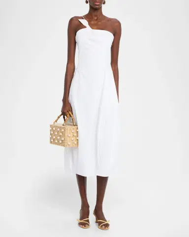 BTB Los Angeles Chloe Pearly Rattan Box Top-Handle Bag | Thumbnail 4 BTB Los Angeles Chloe Pearly Rattan Box Top-Handle Bag | Thumbnail 4
