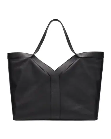 Saint Laurent Men's Giant Y Grainy Leather Tote Bag | Thumbnail 1 Saint Laurent Men's Giant Y Grainy Leather Tote Bag | Thumbnail 1