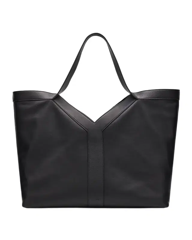 Saint Laurent Men 's Giant Y Grainy Leather Tote Bag