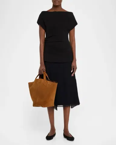 Proenza Schouler Large Chelsea Suede Tote Bag | Thumbnail 4 Proenza Schouler Large Chelsea Suede Tote Bag | Thumbnail 4