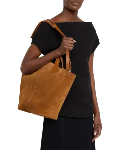 Proenza Schouler Large Chelsea Suede Tote Bag | Thumbnail 1 Proenza Schouler Large Chelsea Suede Tote Bag | Thumbnail 1