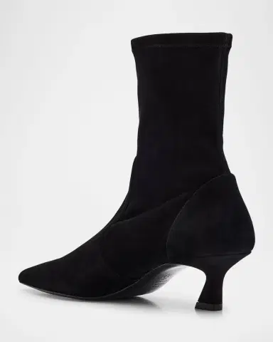 Stuart Weitzman 50mm Vinnie Suede Stretch Booties | Thumbnail 4 Stuart Weitzman 50mm Vinnie Suede Stretch Booties | Thumbnail 4