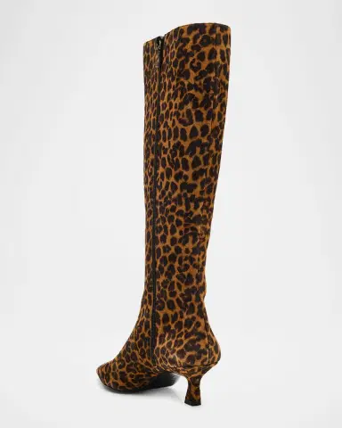 Stuart Weitzman 50mm Vinnie Leopard-Printed Suede Knee-High Boots | Thumbnail 4 Stuart Weitzman 50mm Vinnie Leopard-Printed Suede Knee-High Boots | Thumbnail 4