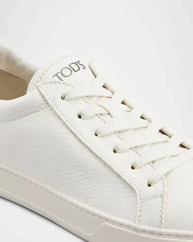 Tod's Men's Grainy Leather Logo Low-Top Sneakers | Thumbnail 6 Tod's Men's Grainy Leather Logo Low-Top Sneakers | Thumbnail 6
