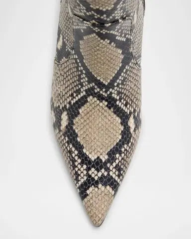 Stuart Weitzman 85mm Vinnie Snake-Printed Leather Knee-High Boots | Thumbnail 6 Stuart Weitzman 85mm Vinnie Snake-Printed Leather Knee-High Boots | Thumbnail 6
