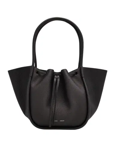Proenza Schouler Large Ruched Pebbled Calfskin Tote Bag | Thumbnail 1 Proenza Schouler Large Ruched Pebbled Calfskin Tote Bag | Thumbnail 1