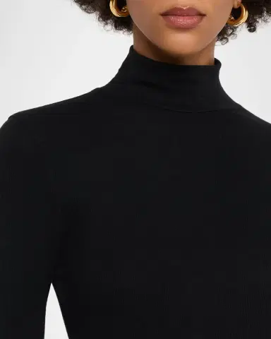 Frame Ribbed Turtleneck Top | Thumbnail 5 Frame Ribbed Turtleneck Top | Thumbnail 5