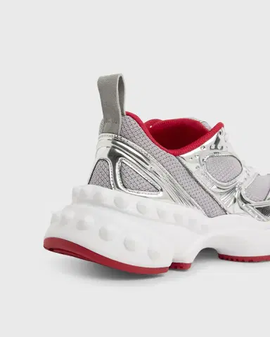 Christian Louboutin So Flo Mesh & Metallic Leather Runner Sneakers | Thumbnail 3 Christian Louboutin So Flo Mesh & Metallic Leather Runner Sneakers | Thumbnail 3