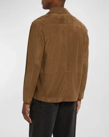 FRAME Men 's Suede Blazer | Thumbnail 3