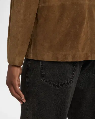 FRAME Men 's Suede Blazer | Thumbnail 8