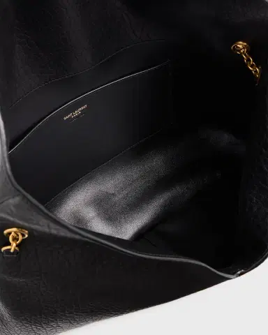 Saint Laurent YSL Envelope Clutch Bag in Grained Leather | Thumbnail 3