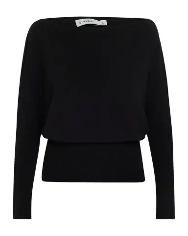 Simkhai Lavina Draped Off-Shoulder Sweater | Thumbnail 1 Simkhai Lavina Draped Off-Shoulder Sweater | Thumbnail 1