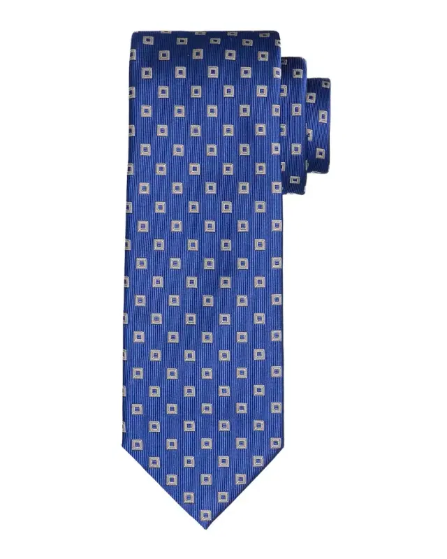 Men 's Woven Square Silk Tie