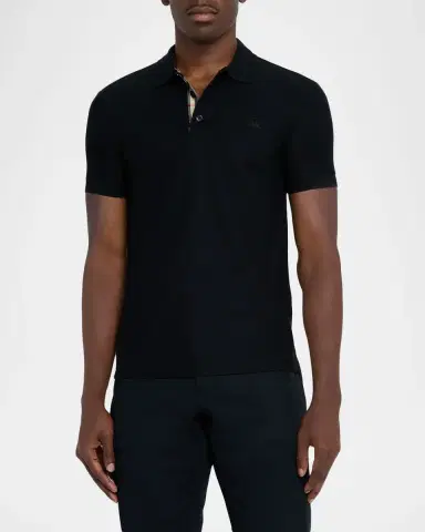 Burberry Men's Eddie EKD Polo Shirt | Thumbnail 4