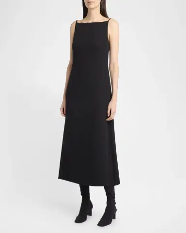 The Row Seraphina High-Neck Sleeveless Midi Dress | Thumbnail 4