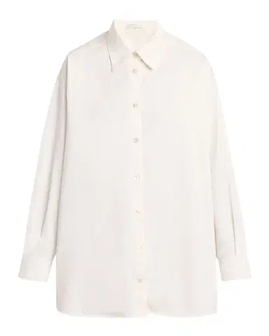 The Row Luka Cotton-Cashmere Button-Down Shirt | Thumbnail 1 The Row Luka Cotton-Cashmere Button-Down Shirt | Thumbnail 1