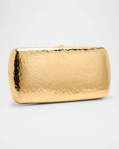 Saint Laurent Cassandre Martele YSL Clutch Bag in Hammered Metal | Thumbnail 3 Saint Laurent Cassandre Martele YSL Clutch Bag in Hammered Metal | Thumbnail 3
