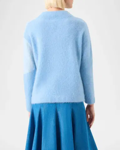 Akris Sunbeam Cloud Cashmere Crewneck Sweater | Thumbnail 3