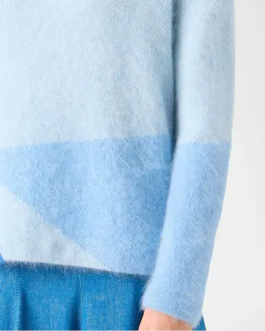 Akris Sunbeam Cloud Cashmere Crewneck Sweater | Thumbnail 5