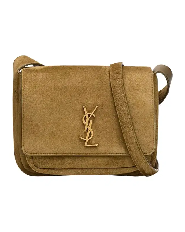 Saint Laurent Niki YSL Crossbody Bag in Suede